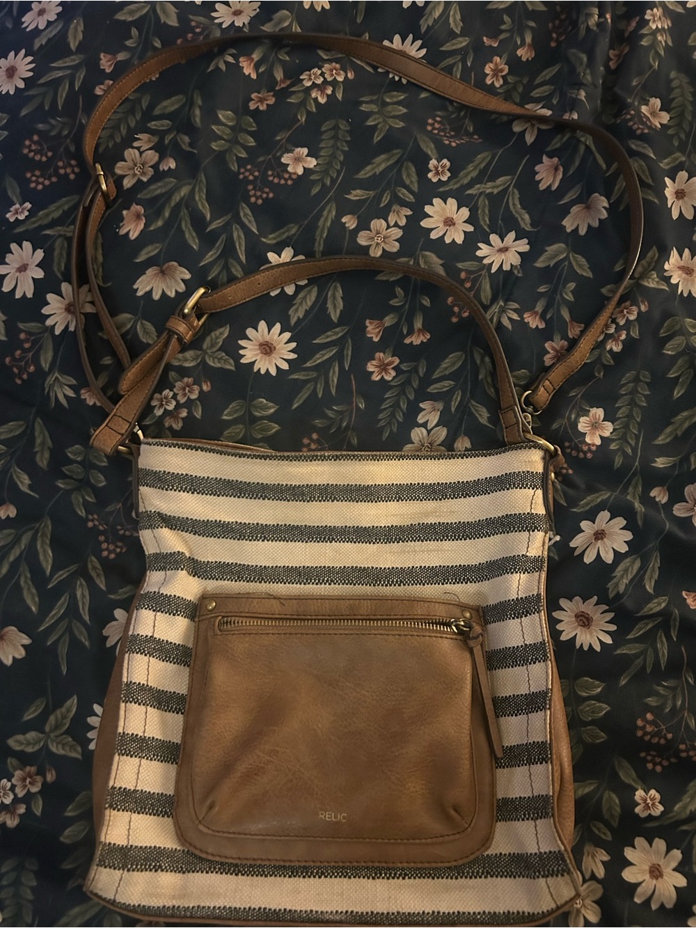 Relic by Fossil striped purse